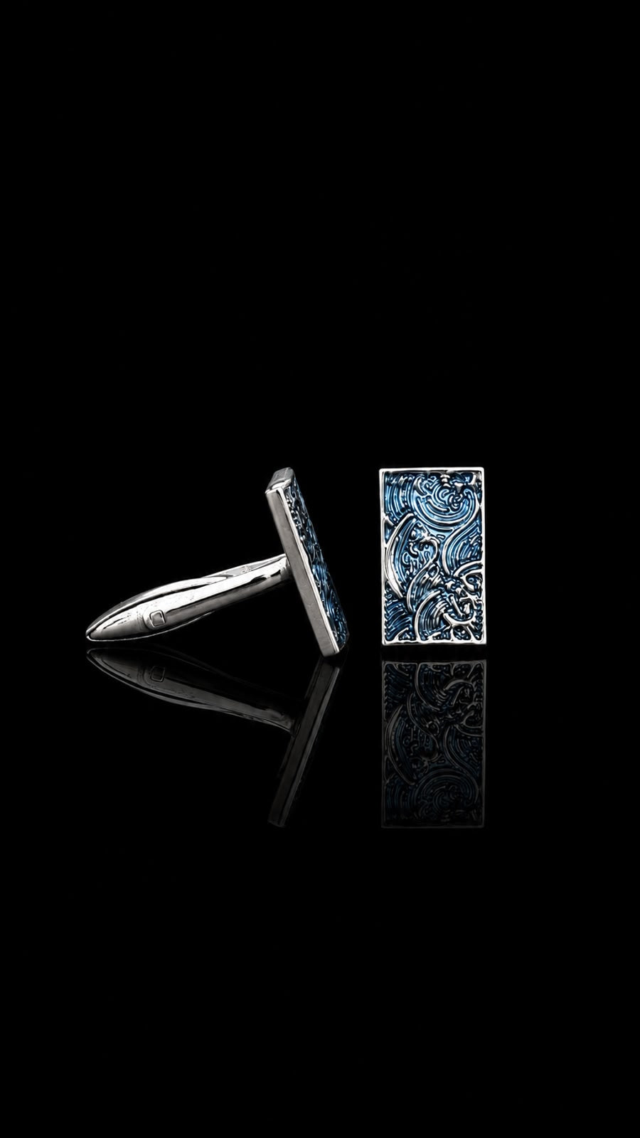 Ocean Crest Cufflinks