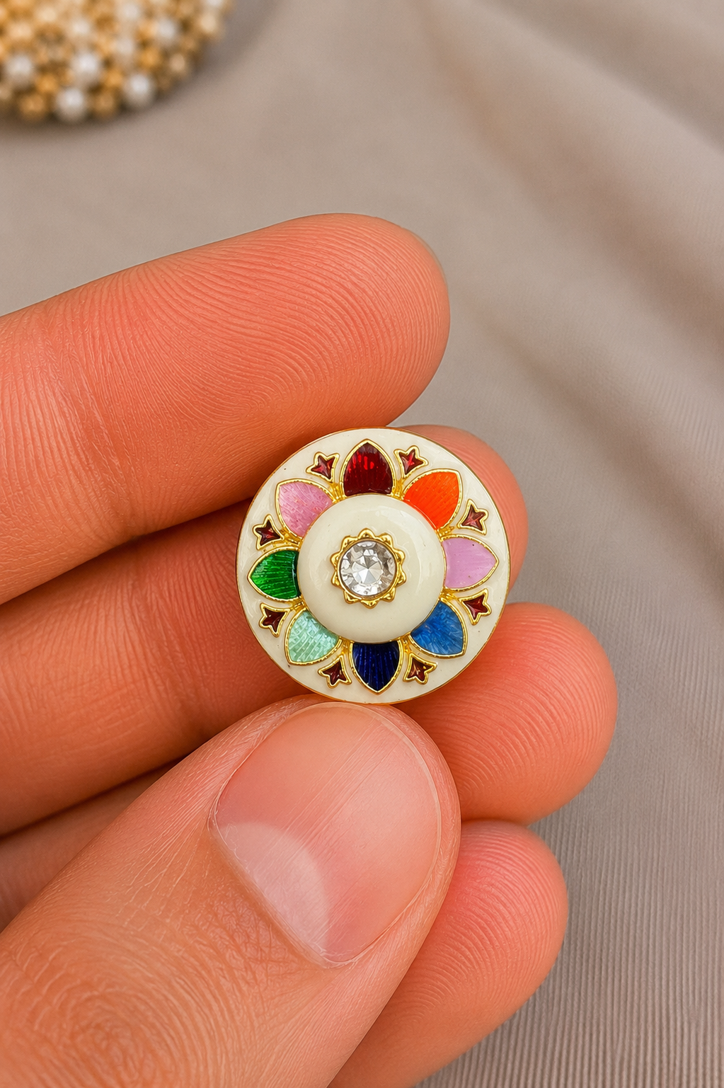 Navrang Heritage Bandhgala Button Set