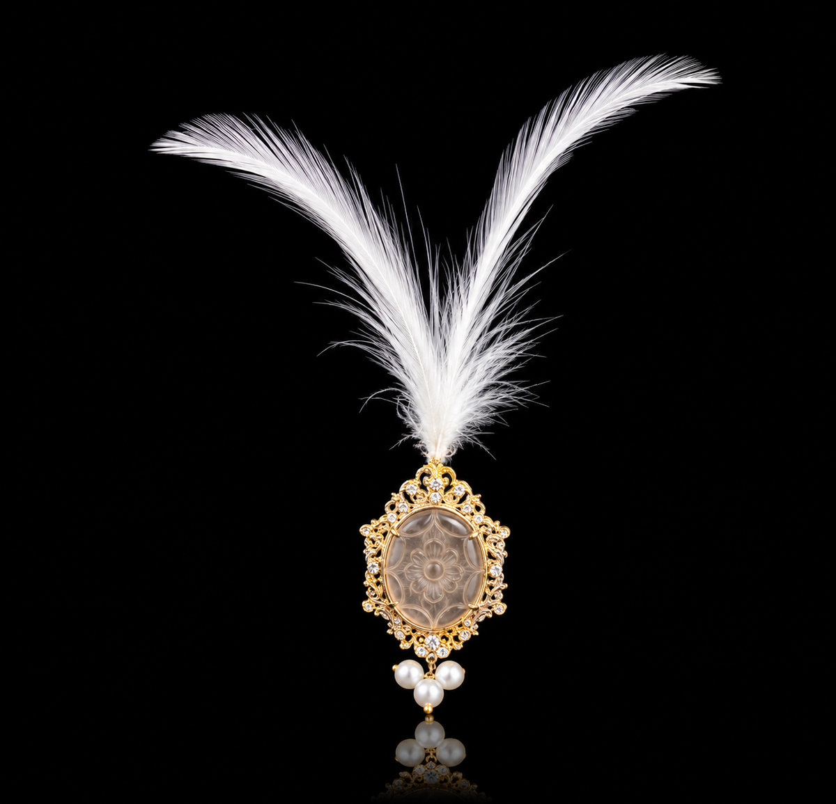 Royal Maroon Carved Kalingi Sarpech