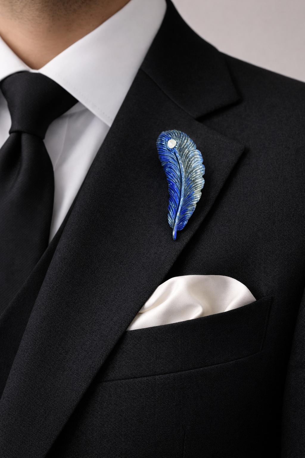 Lapis Brooch
