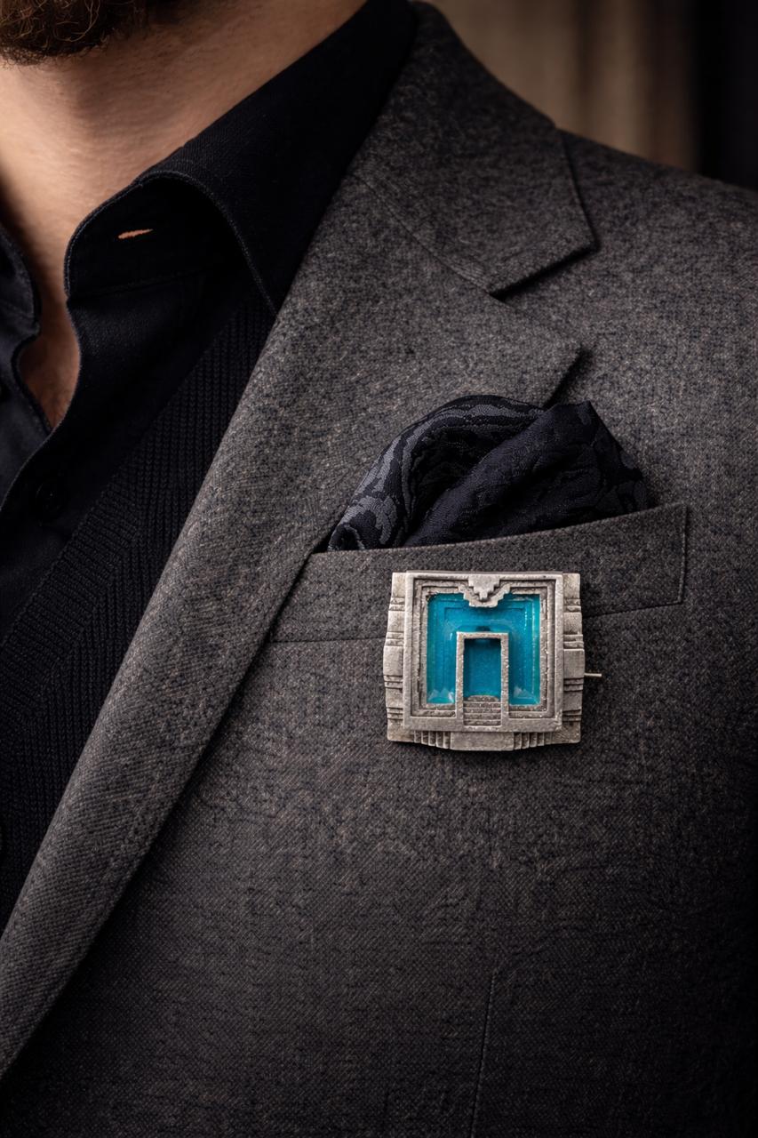 Baori Geometry Brooch