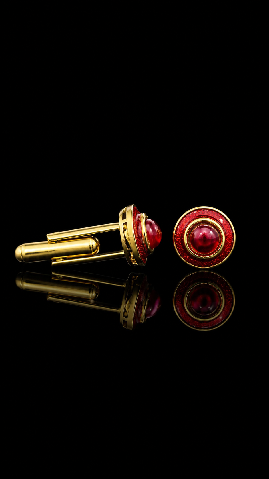 Royal Sapphire Crystal Cufflinks