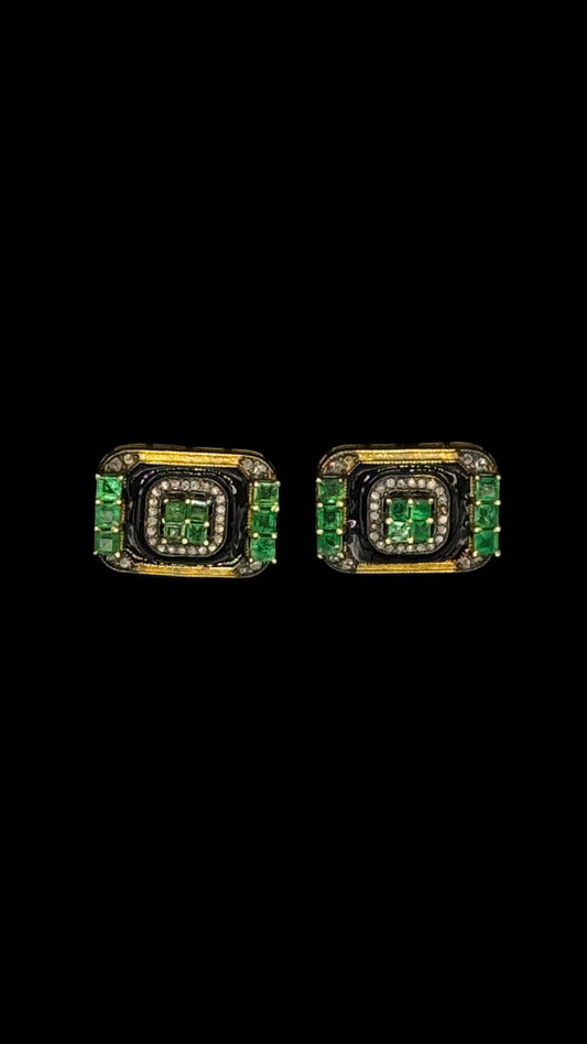Emerald Cufflinks