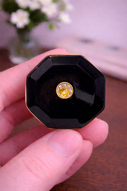 Black Onyx Imperial – Bandhgala Button