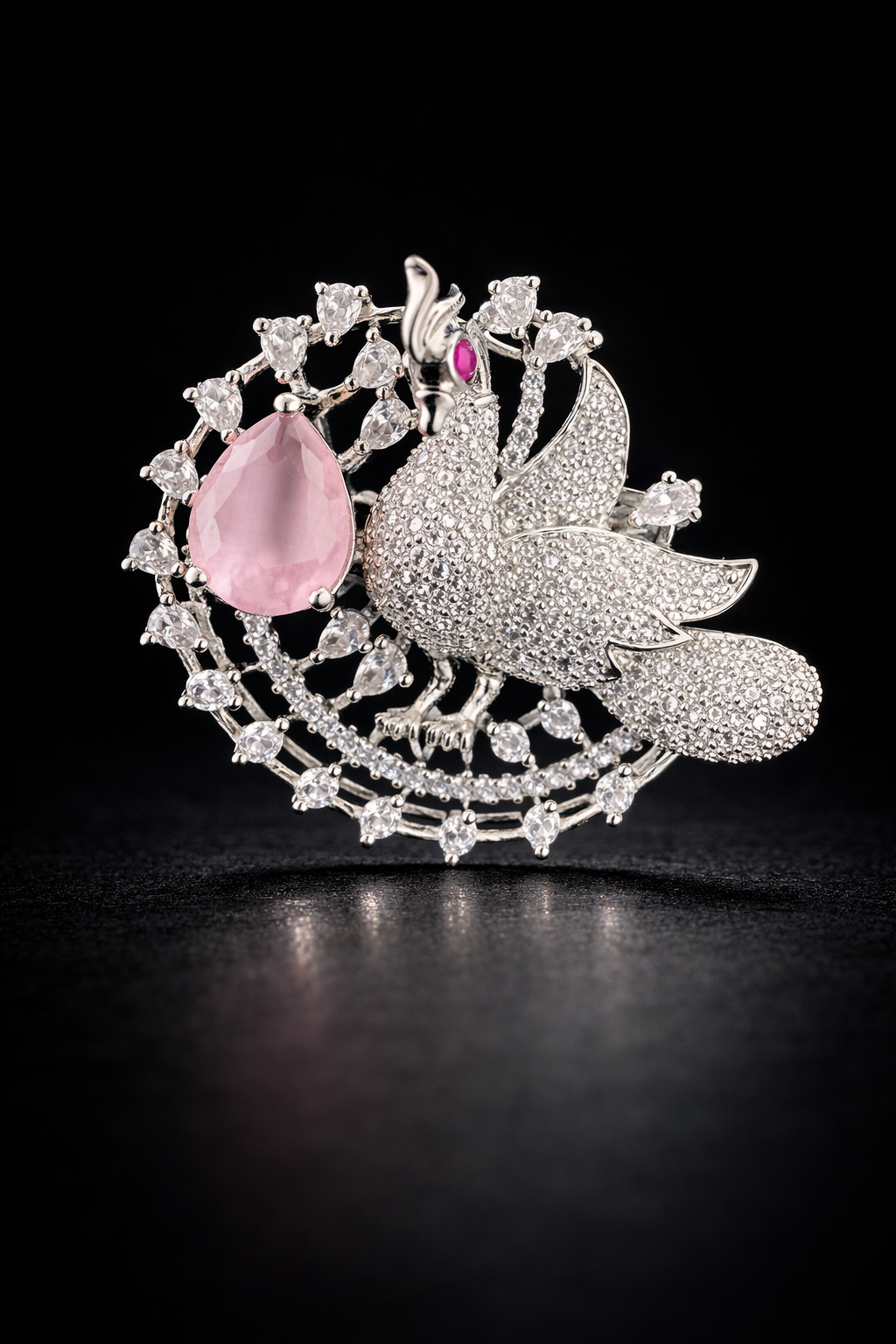 Royal Mayur Crest Brooch