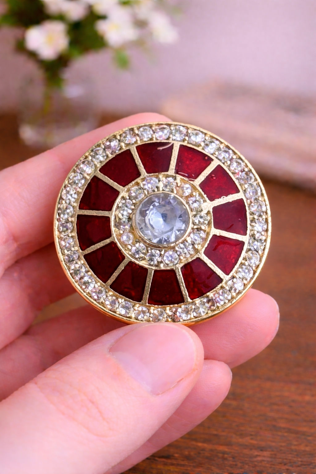 Rajat Halo Bandhgala Button