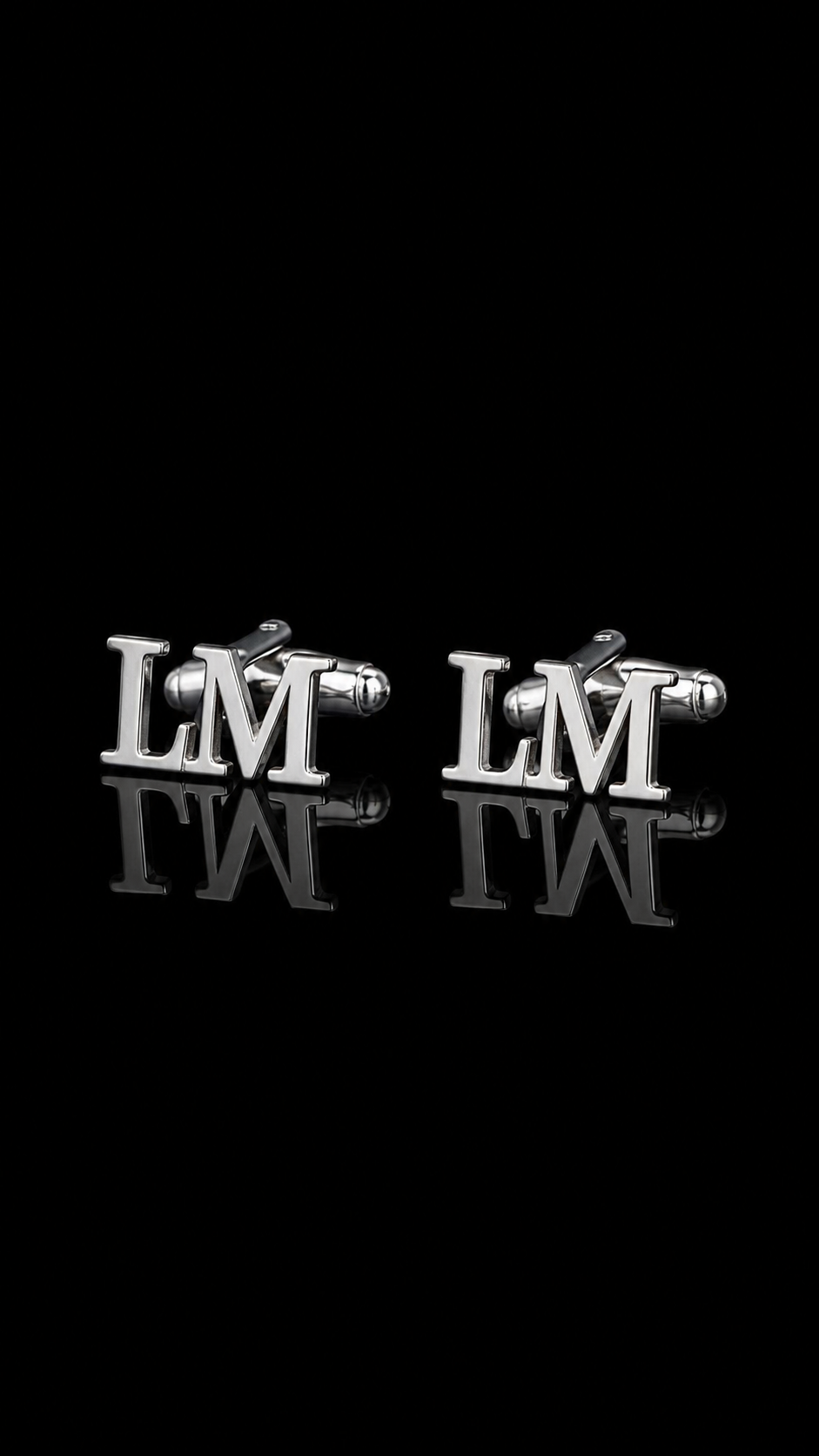 Rajputana Initial "LM" Cufflinks