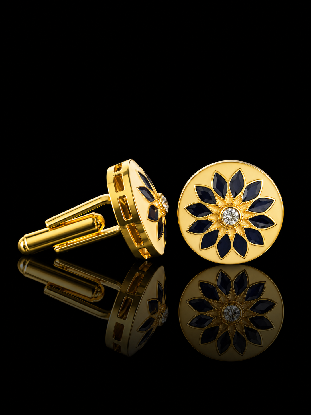 Emerald Blossom Royal Cufflinks