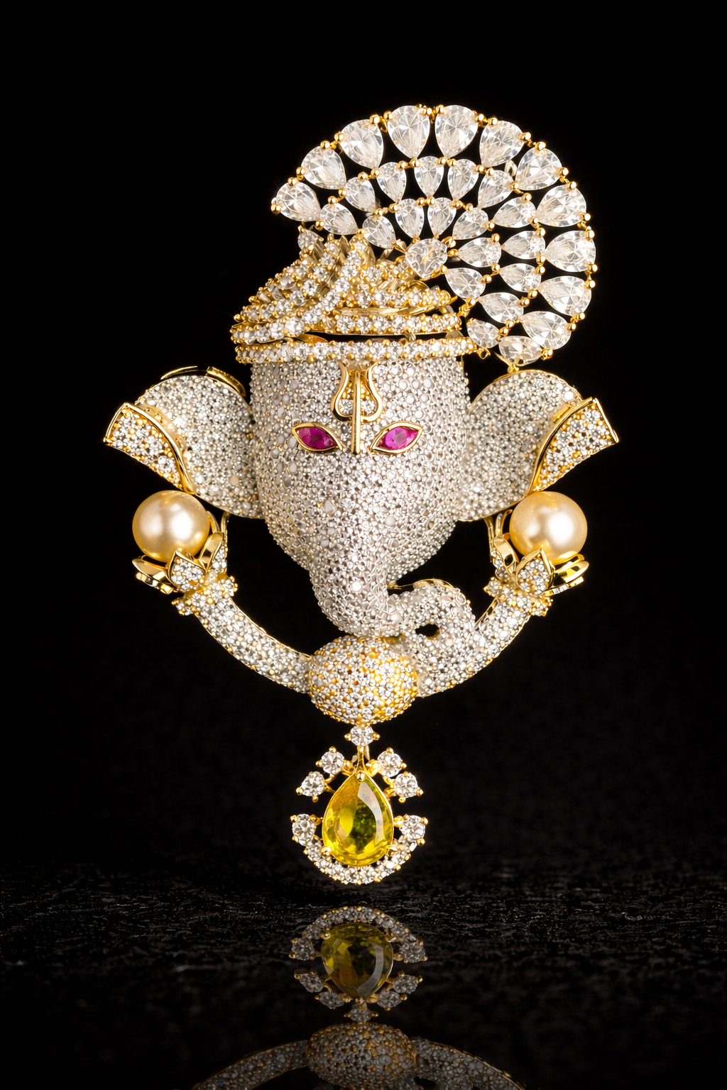 Shree Ganesha Regal Brooch