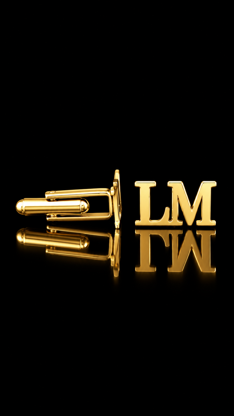 Rajputana Initial "LM" Cufflinks