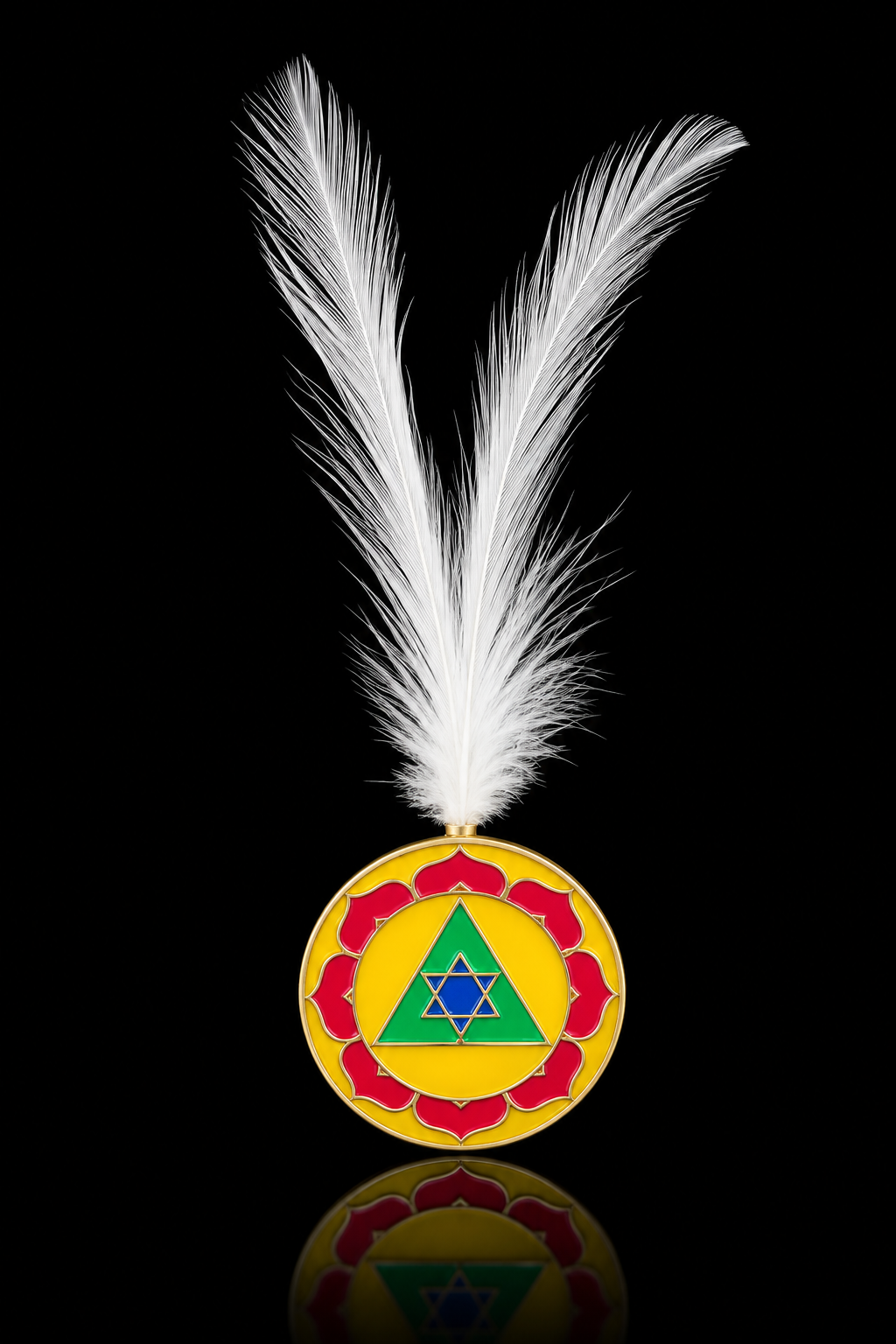 Royal Enamel Feather Kalingi Sarpech