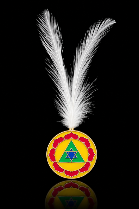 Royal Enamel Feather Kalingi Sarpech