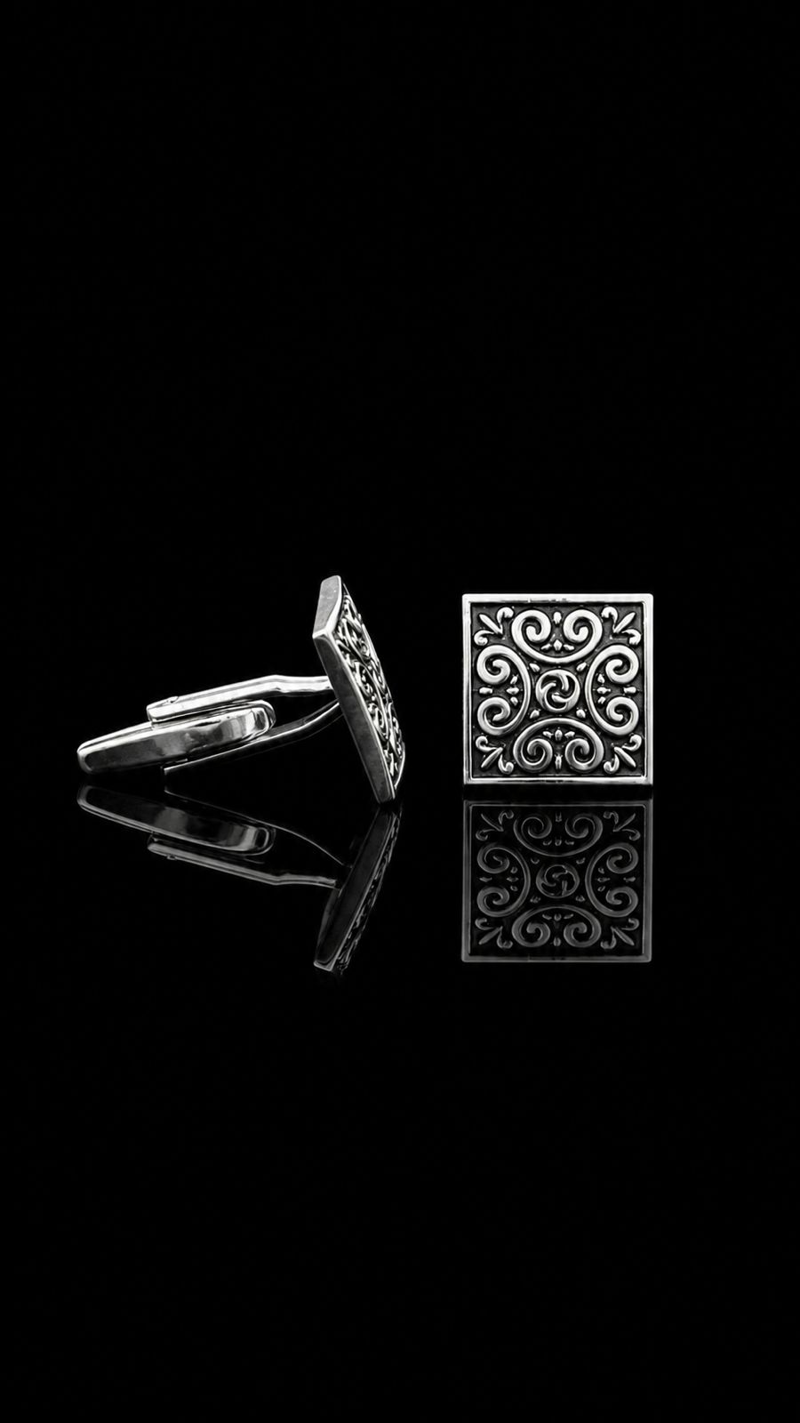 Vintage Regal Scroll Cufflinks