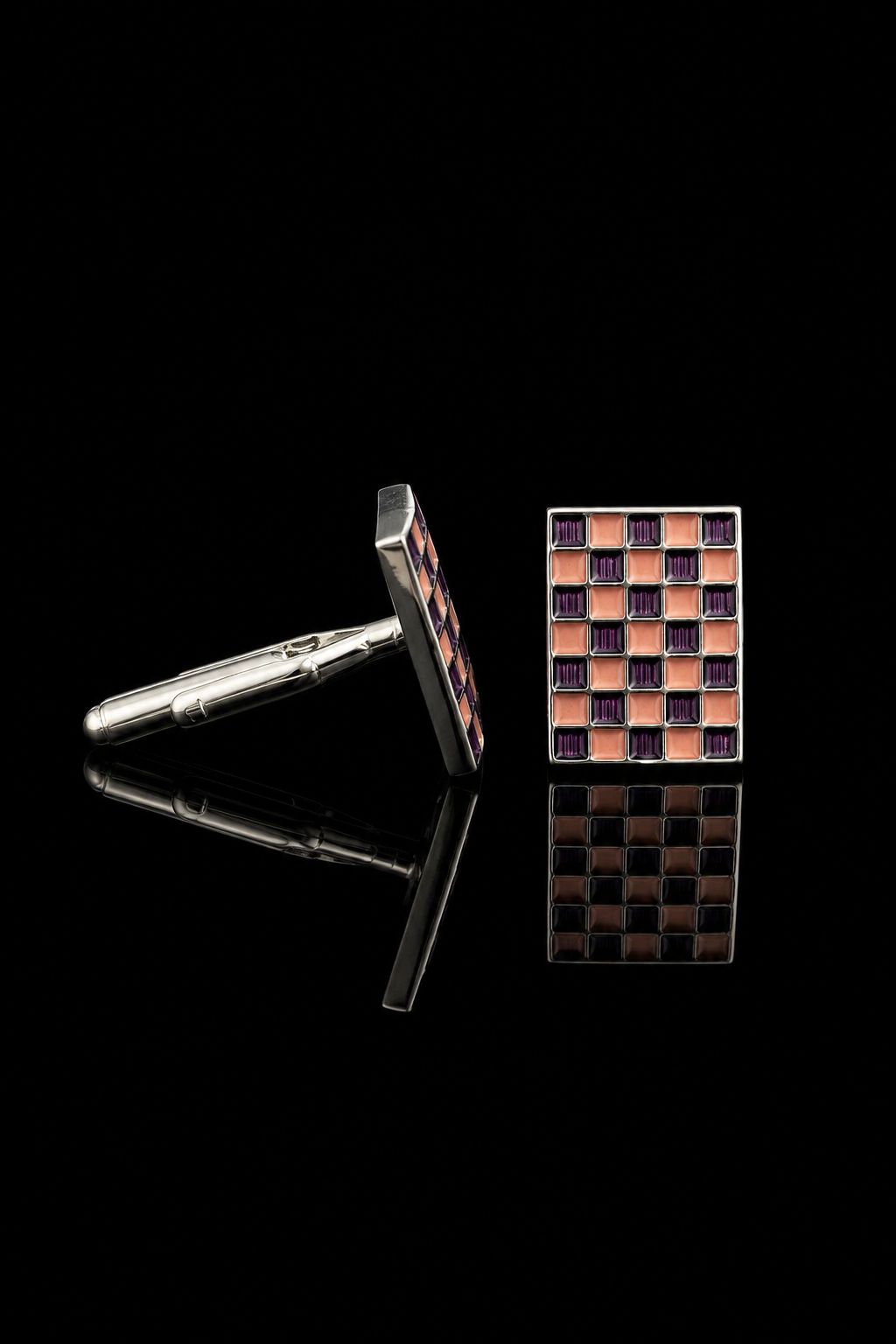 Mosaic Grid Cufflinks