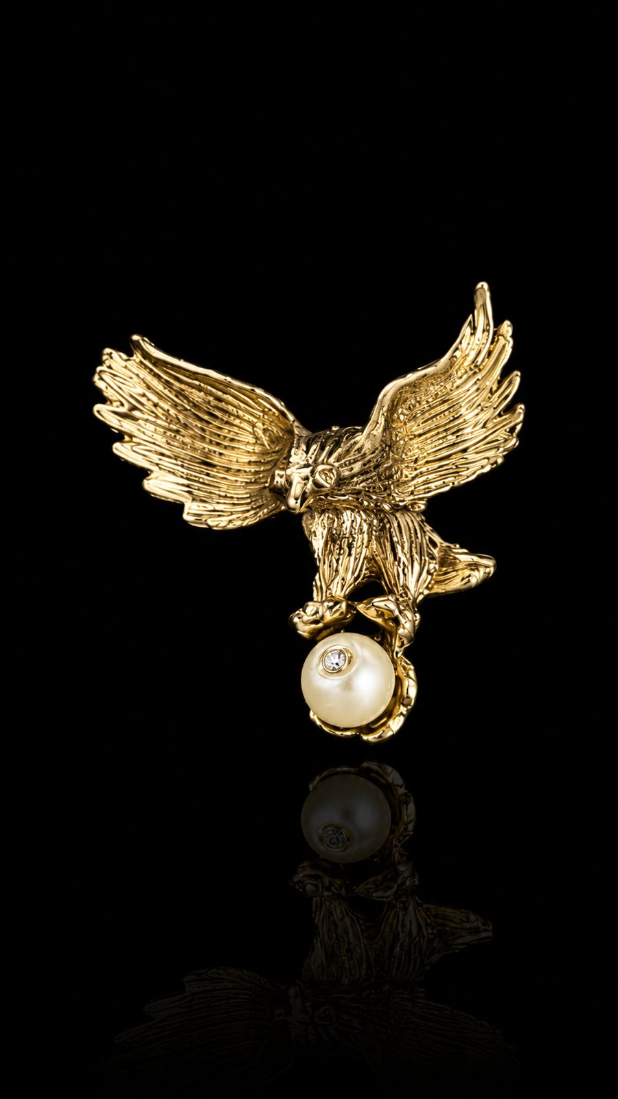 Imperial Flight Eagle Brooch