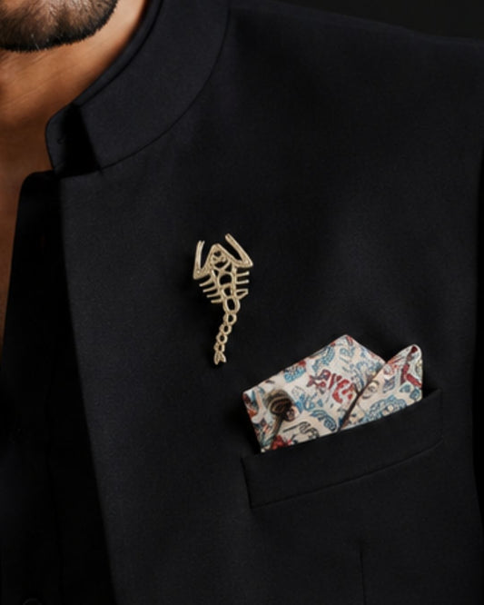 Scorpio Skeleton Brooch