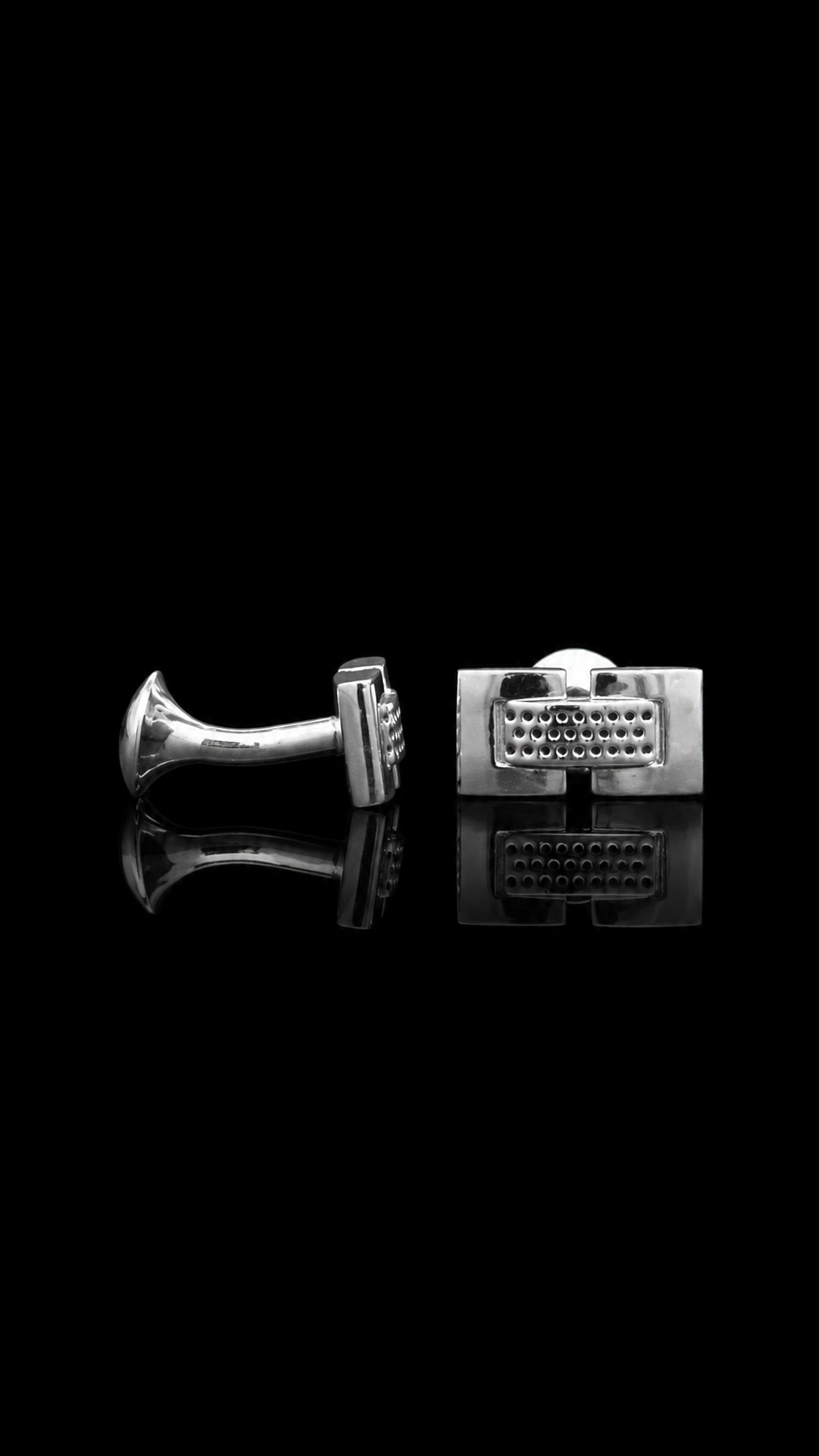 Grid Elegance Cufflinks