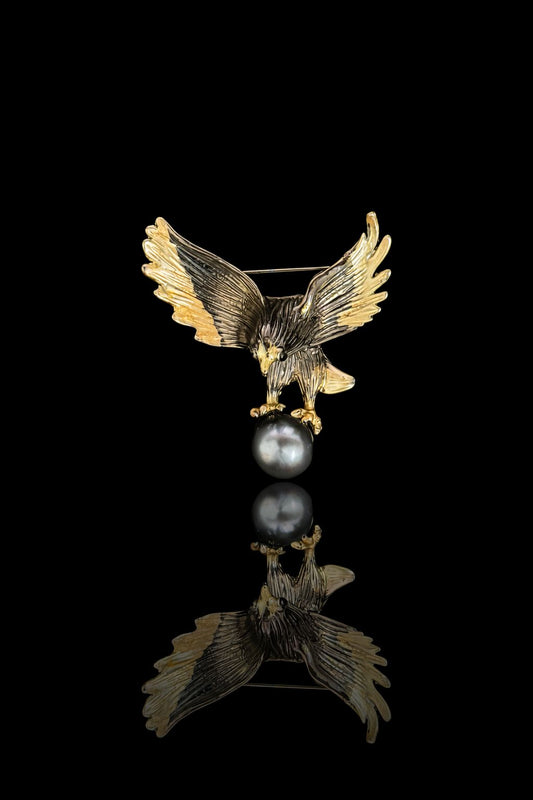 Imperial Flight Eagle Brooch
