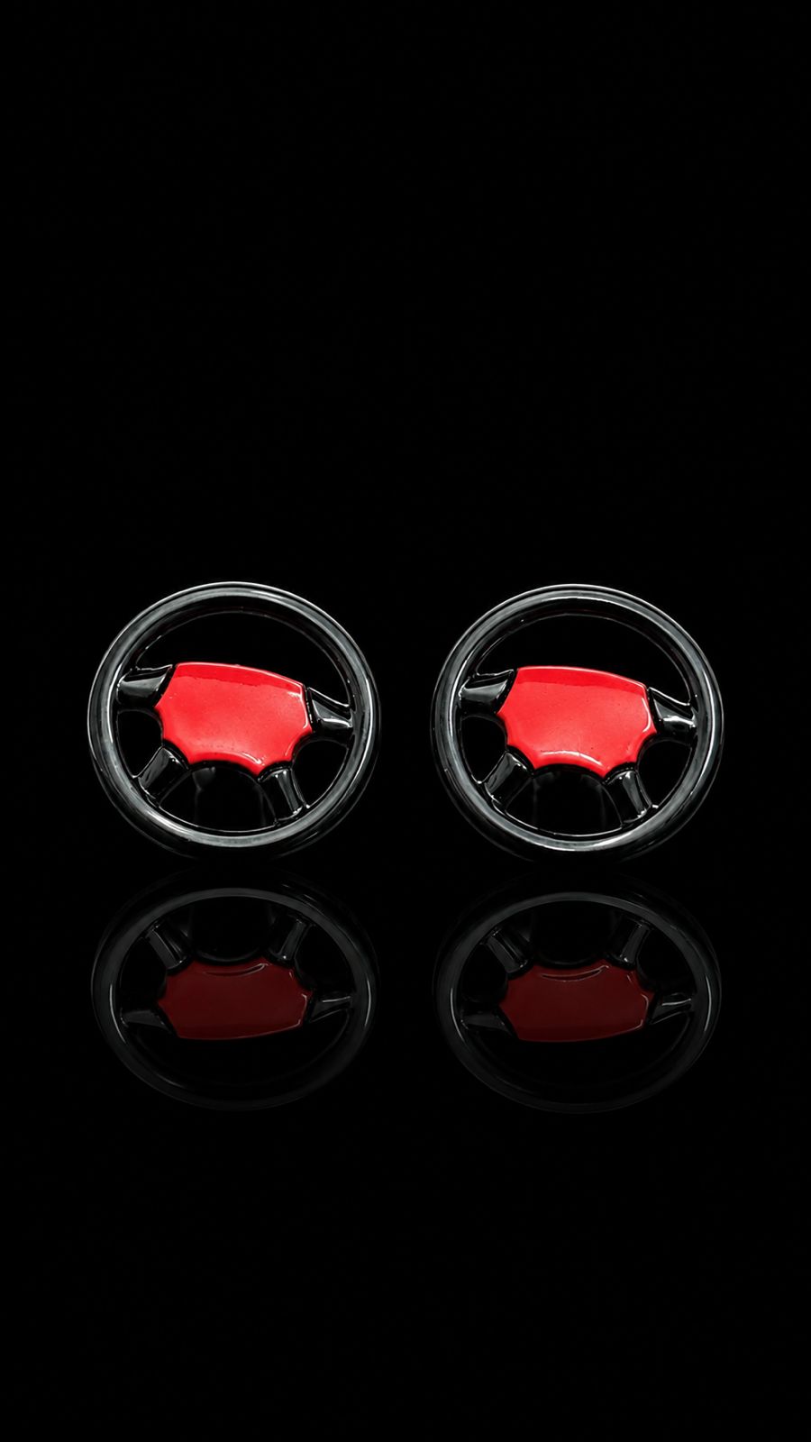 Racing Steering Wheel Cufflinks