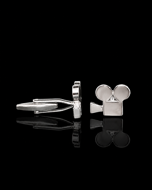 Director's Cut Silver Cufflinks