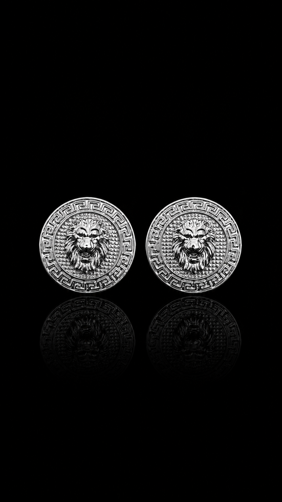 Regal Lion Crest Cufflinks