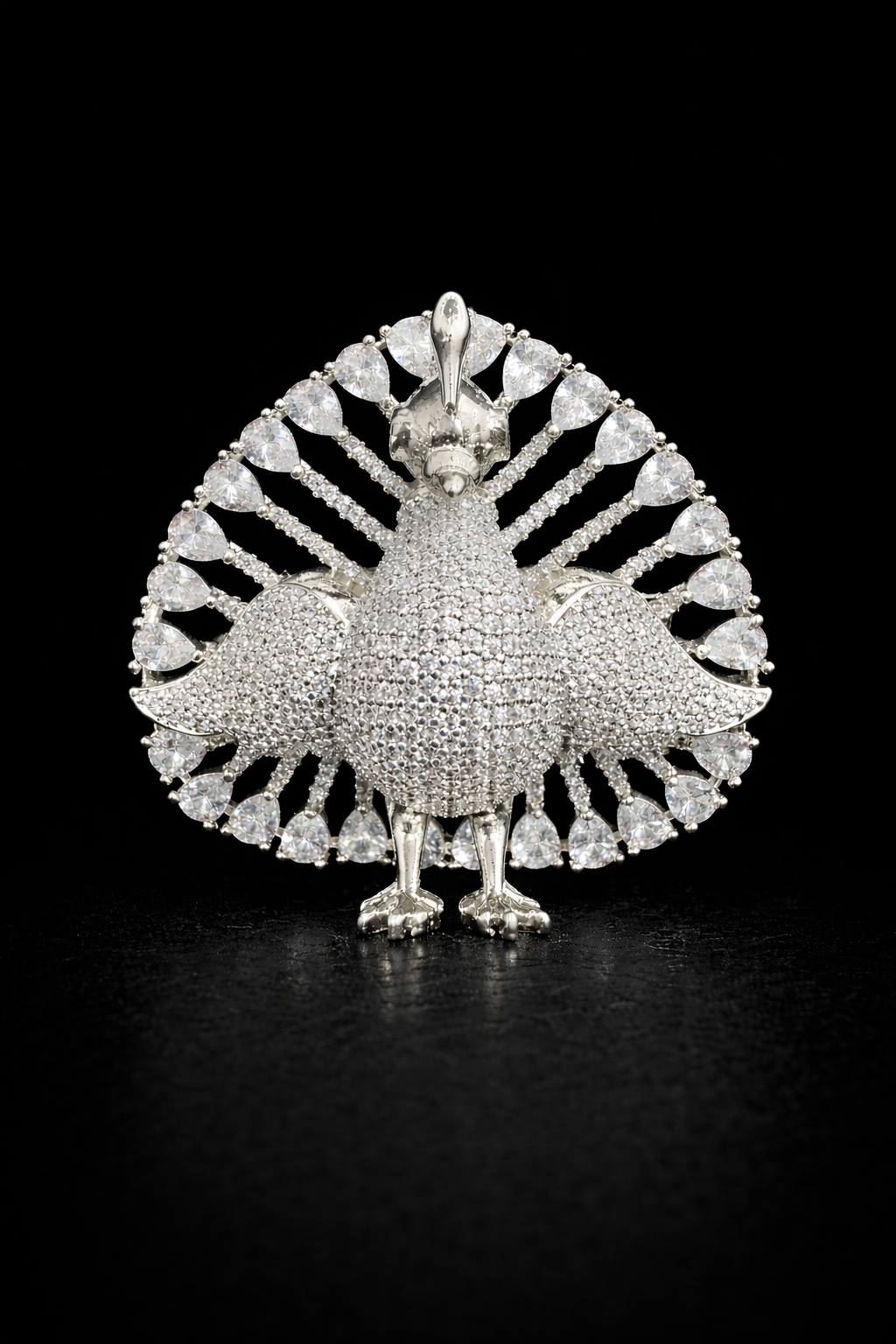 Royal Peacock Radiance Brooch