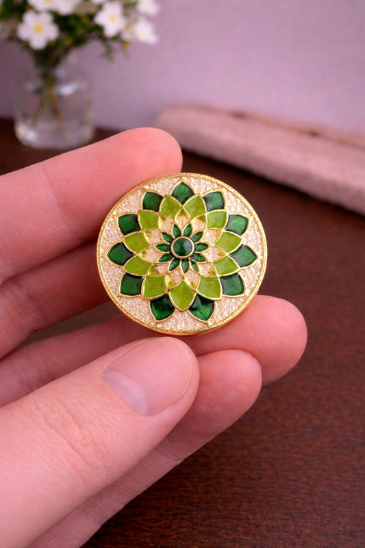 Emamel  Bloom Heritage Button