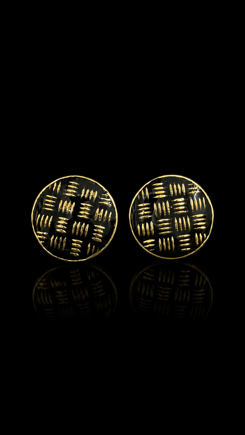 Midnight Weave Cufflinks