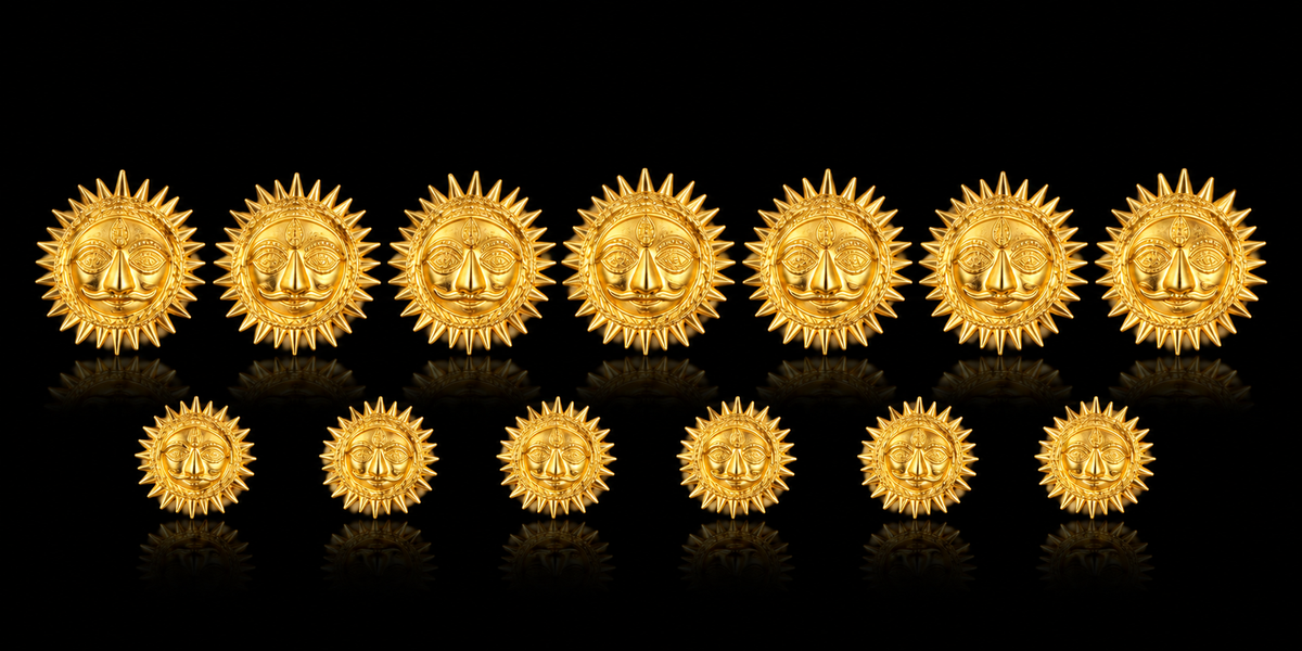 Surya Bandhgala Buttons Set