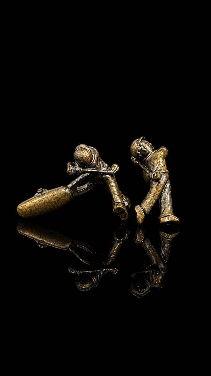 Golf Player Cufflinks