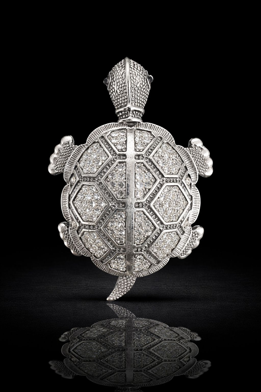 Royal Turtle Crest Brooch