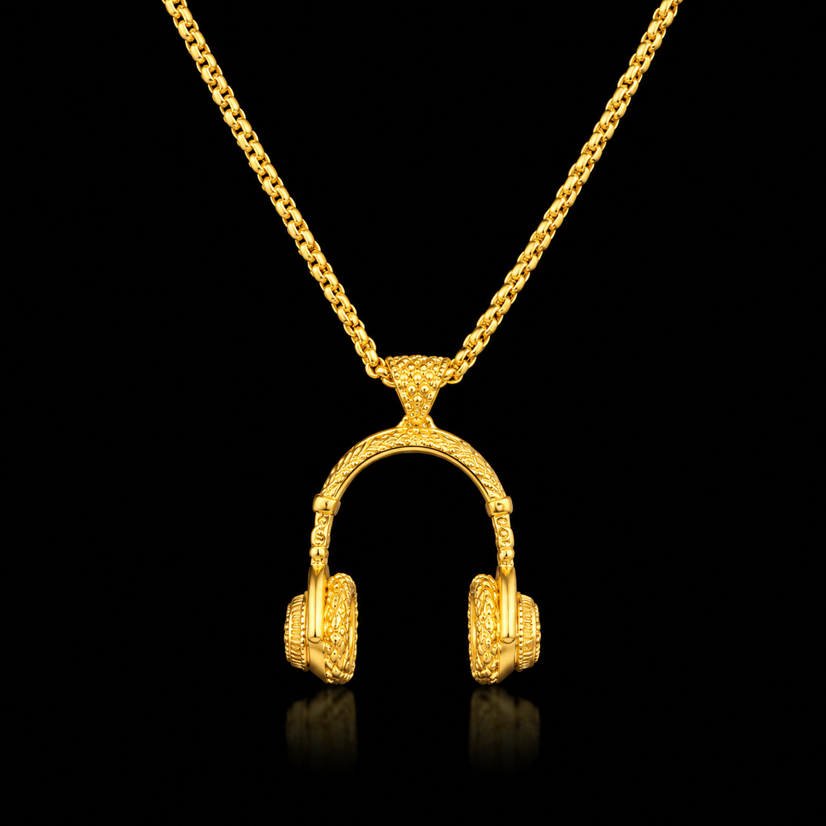 Royal Headphone Pendant Chain
