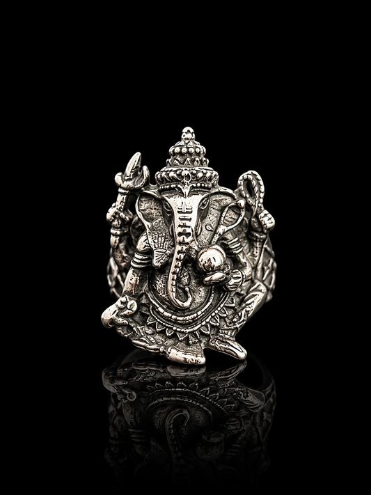 Lord Ganesha Religious Ring