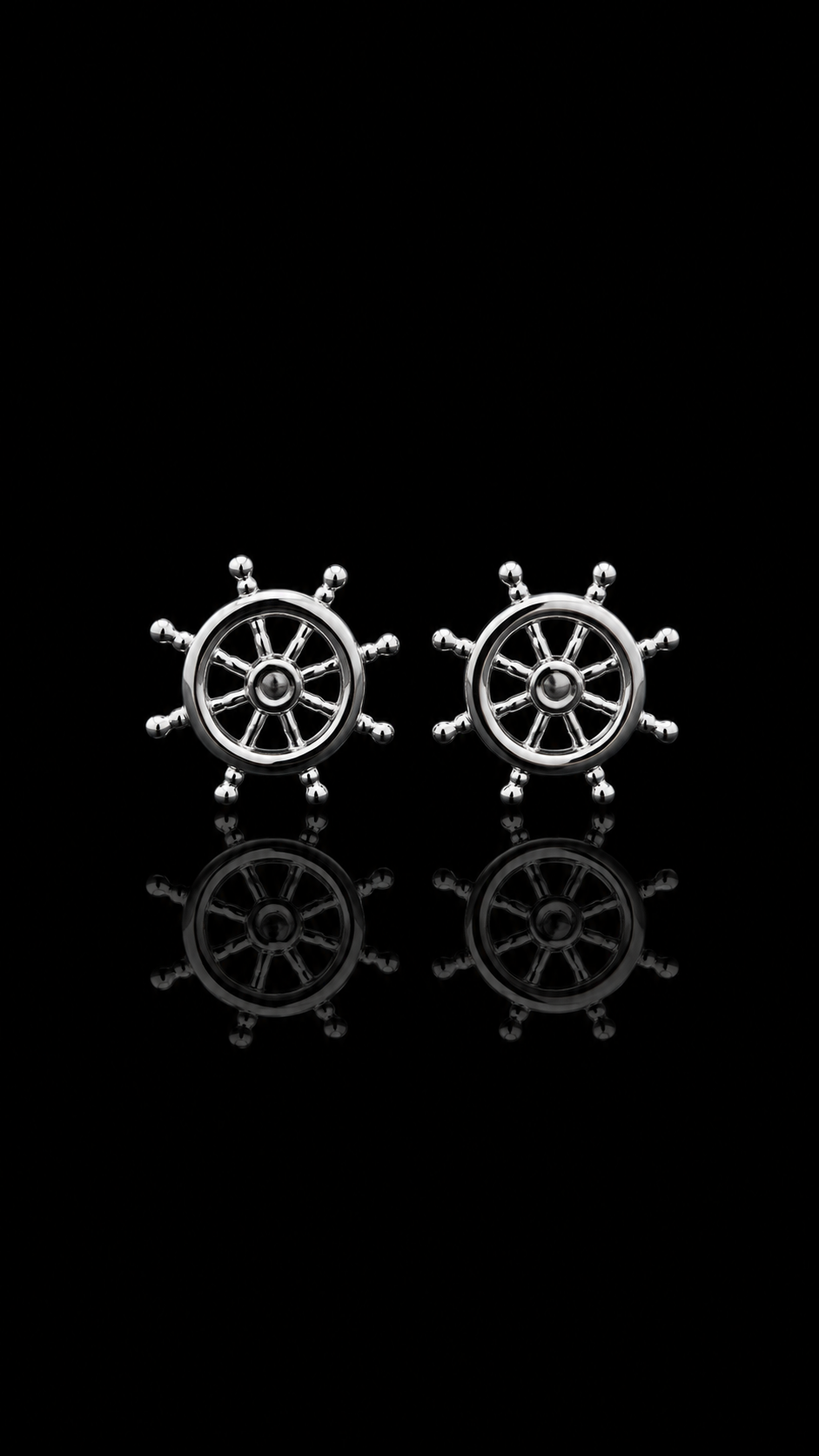Captain Wheel Cufflinks