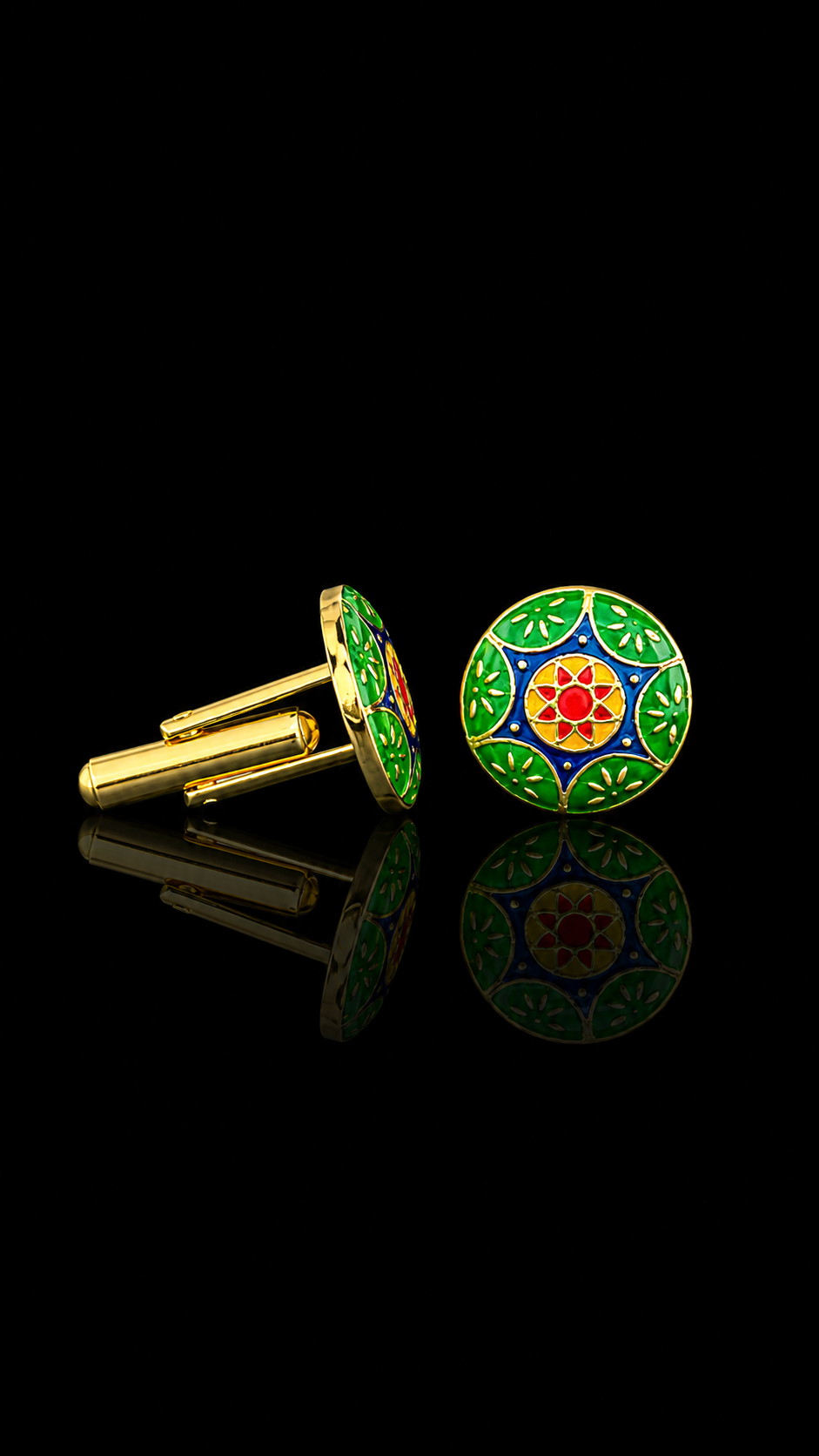 Royal Rangoli Heritage Cufflinks