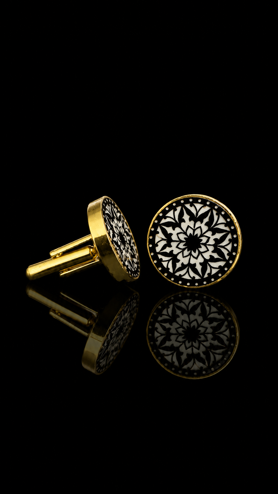 Floral Tewa Art Cufflinks
