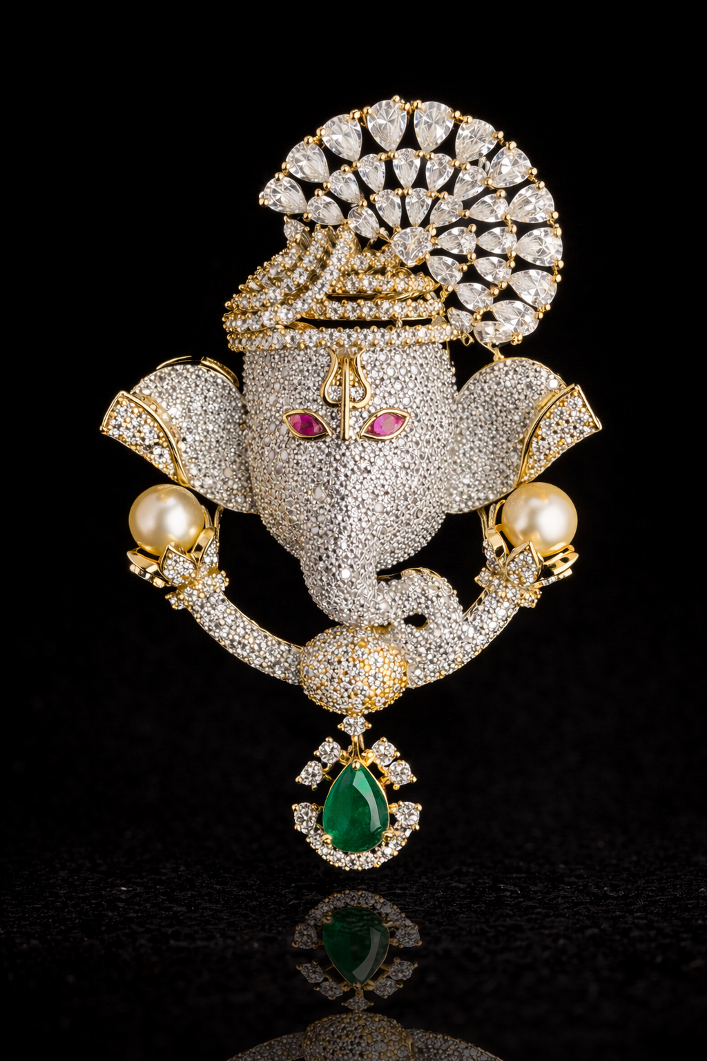 Shree Ganesha Regal Brooch