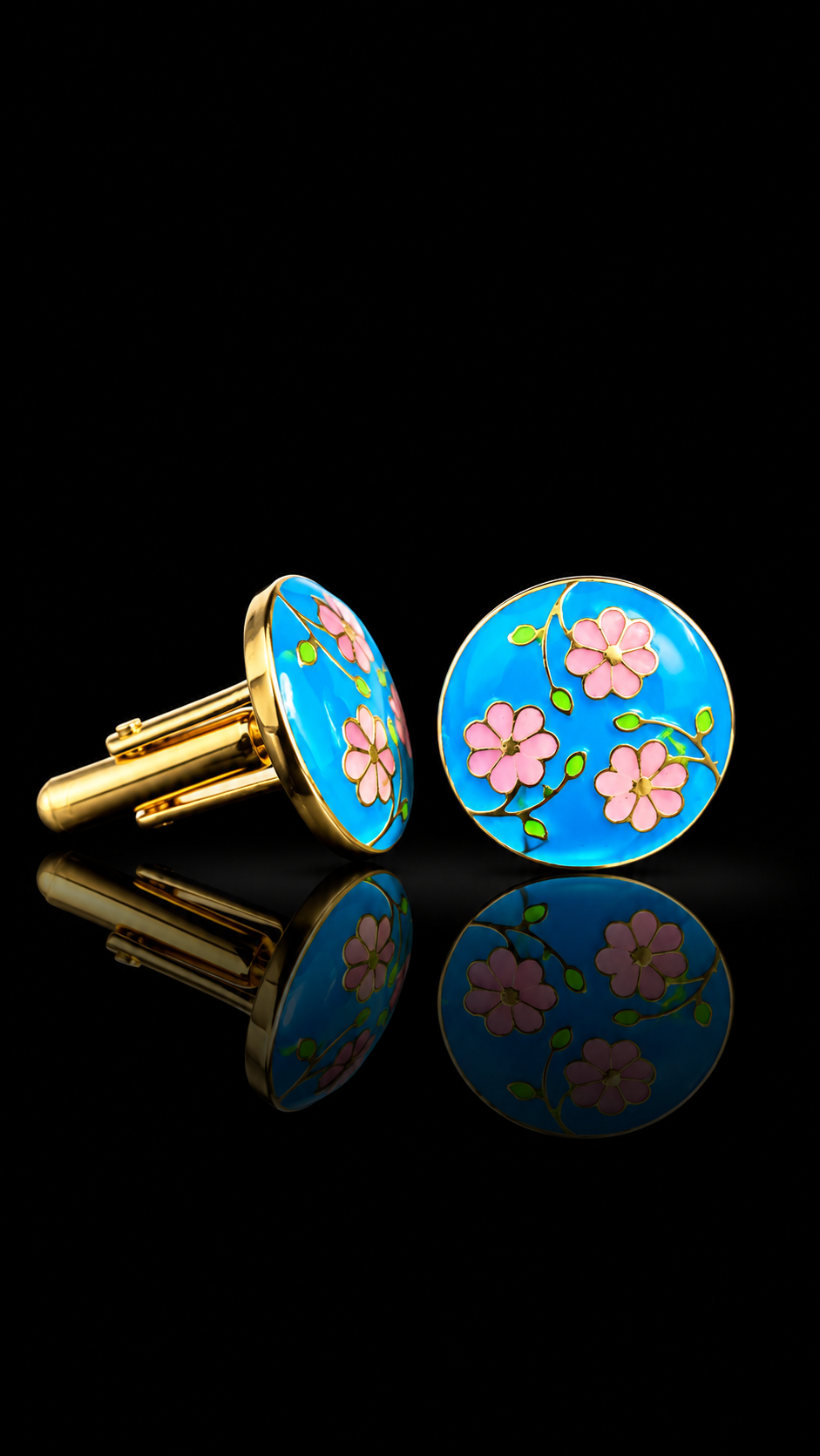 Blooming Garden Floral Cufflinks