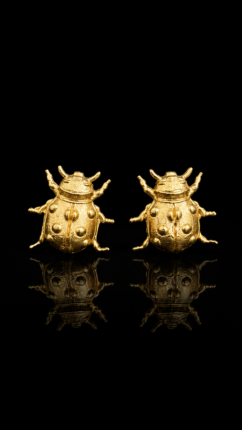 Golden Ladybird Cufflinks