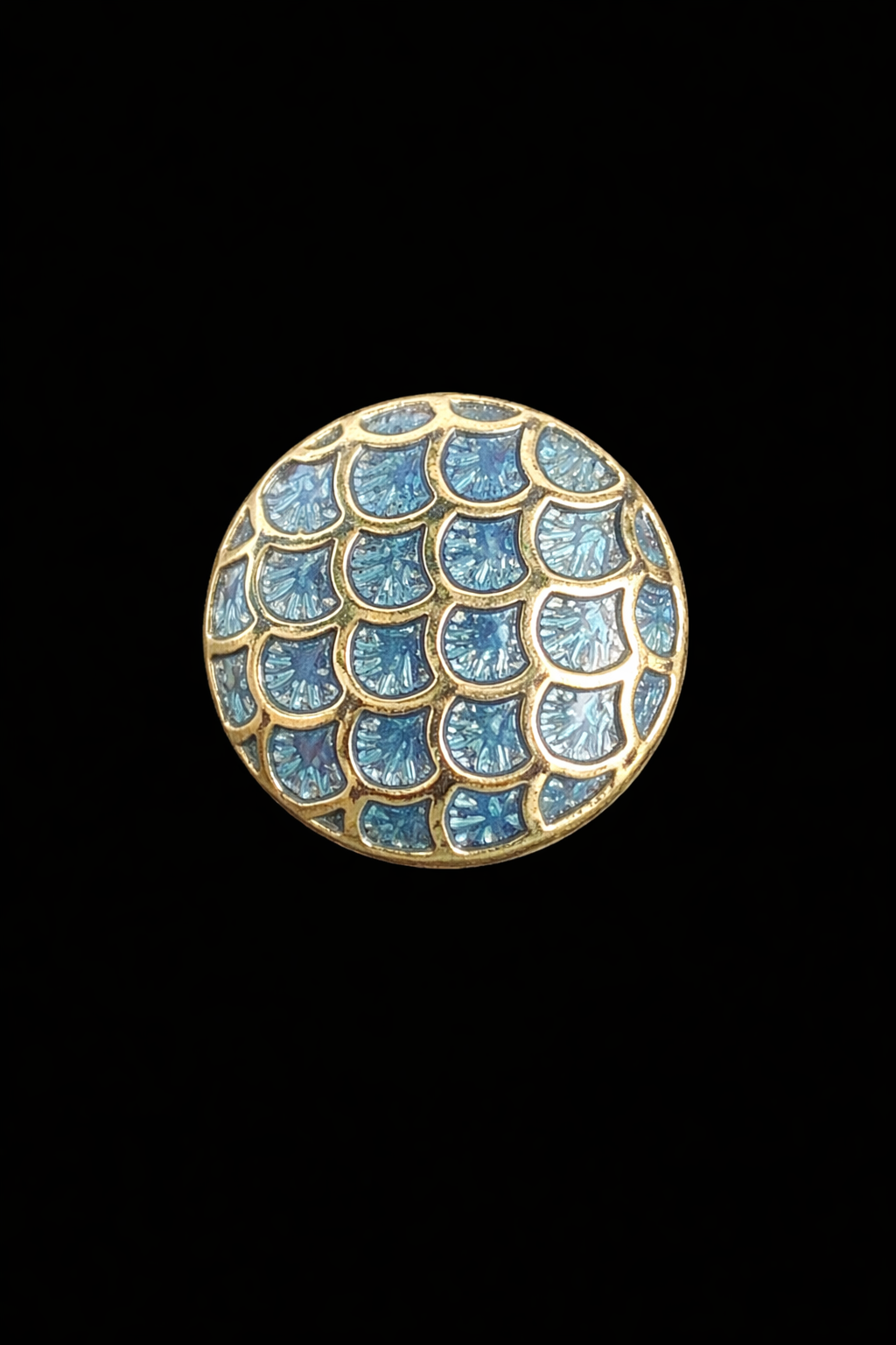 Midnight Mosaic Kurta Button