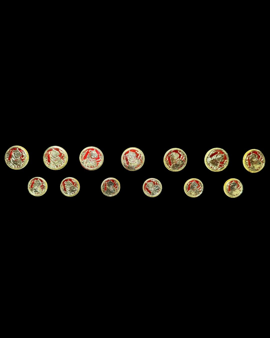 Crimson Tiger Bandhgala Button