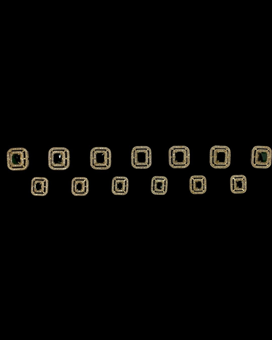 Emerald Royale Bandhgala Button