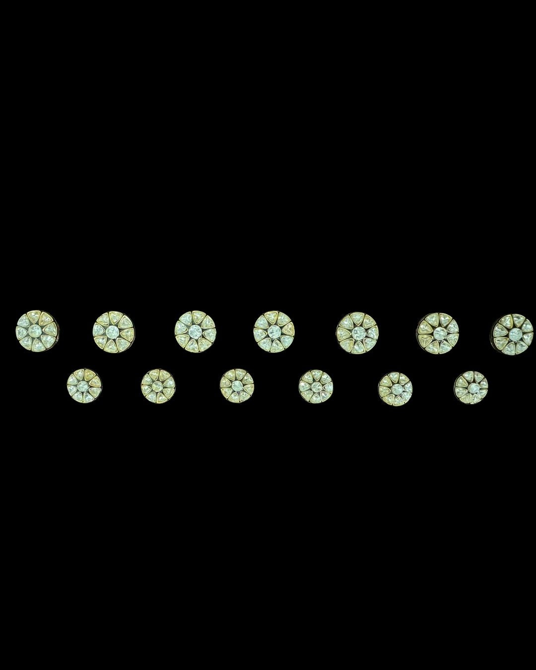 Royal Kundan Halo Bandhgala Button