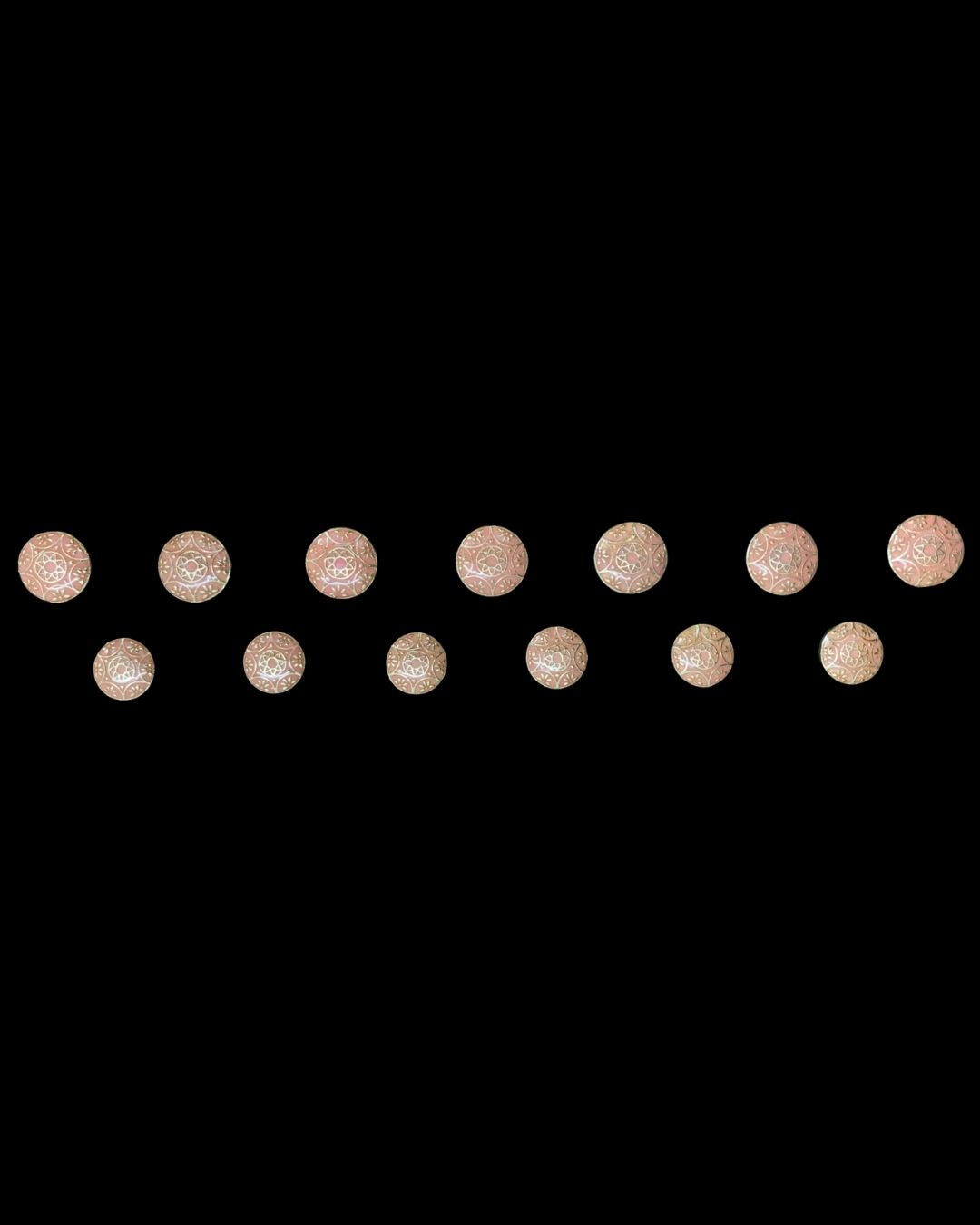 Gulnaar Blush Bandhgala Button
