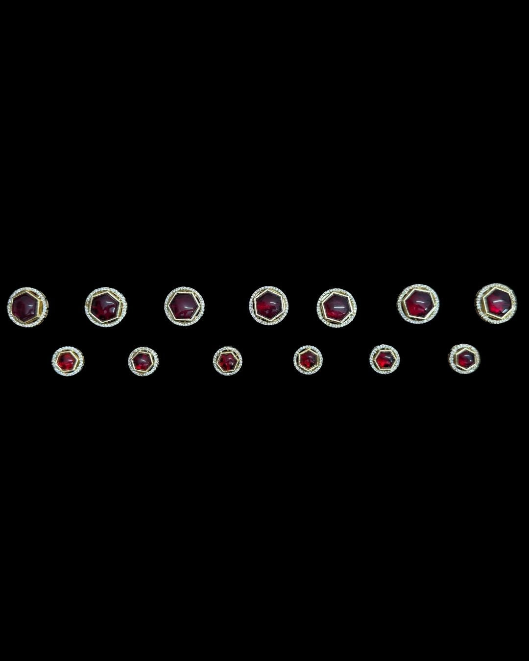 Crimson Crown Bandhgala Button
