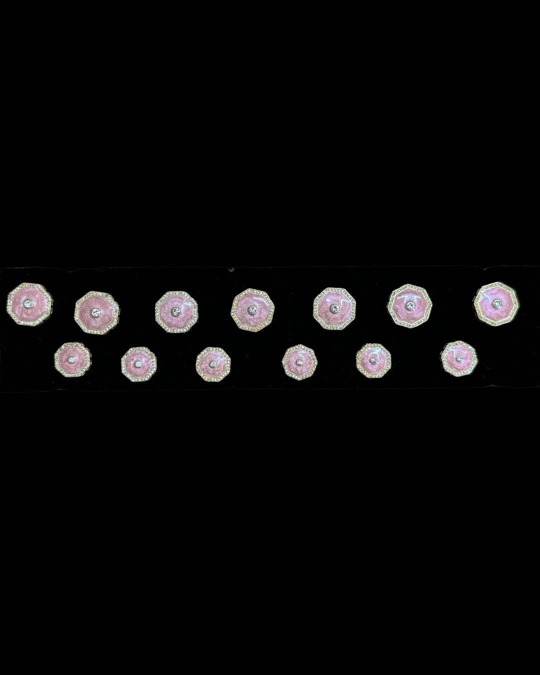 Blush Royale Bandhgala Button
