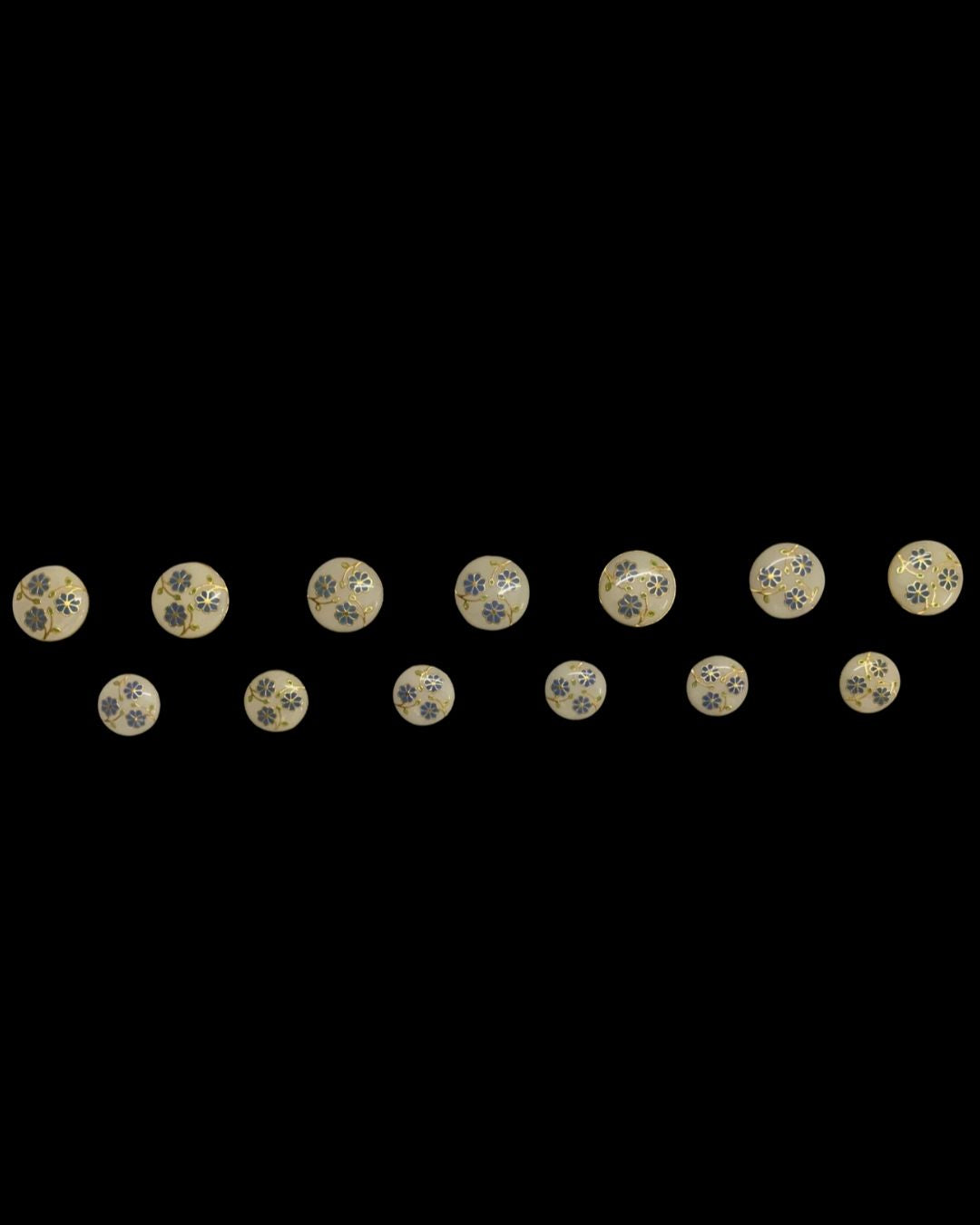 Rangrez Crimson Floral Bandhgala Button