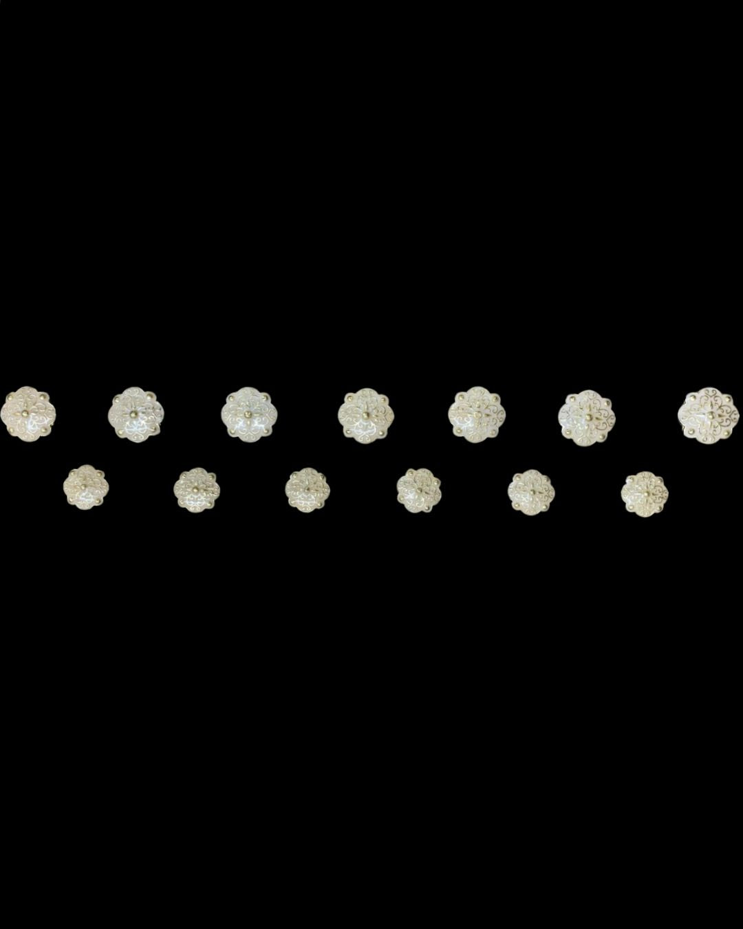 Noor Floral Bandhgala Button