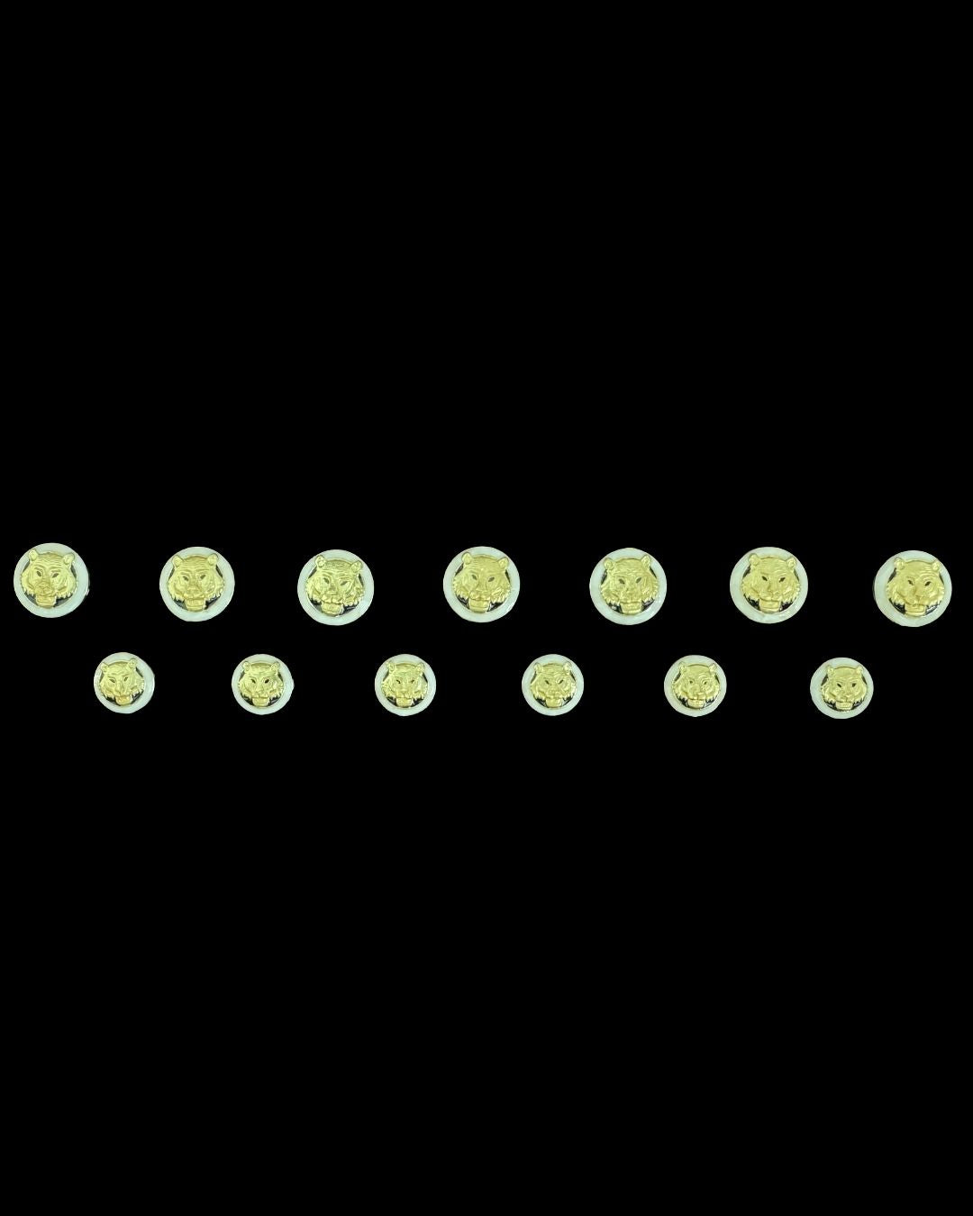 Royal Tiger Emblem Bandhgala Button