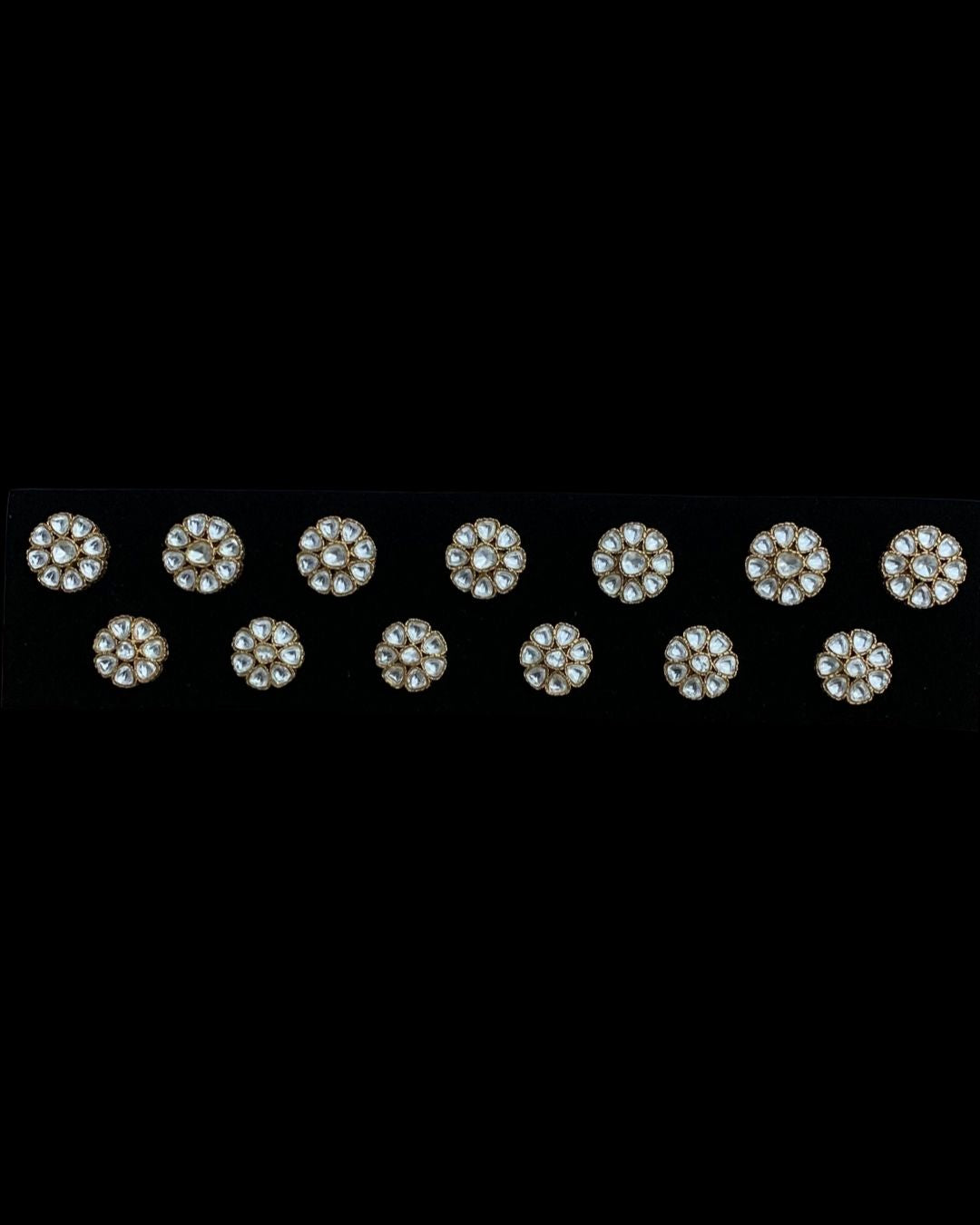 Imperial Kundan Bloom Bandhgala Button